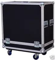 Orange PPC 4x12 ATA Safe Case Lift Off Style 4" locking casters
