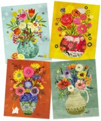 在飛比找博客來優惠-Floral Vases Art Prints: Ready