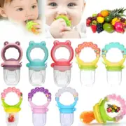 Baby Dummy Feeding Nibbles Weaning Nutrition Pacifier Fresh Fruit Food Feeder*