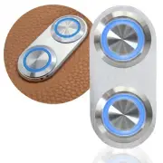 Daytona Billet Switch with BLUE LED Illumination - Single Switch bbs 2 din (for: Subaru)