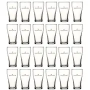 Crown Nucleated Headmaster Beer Conical Glasses 425ml | Set of 24