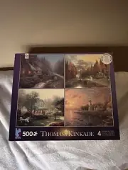 New/Sealed Thomas Kinkade Jigsaw Puzzles, CEACO Made in USA