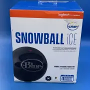 Logitech Blue Snowball iCE USB Mic for Recording & Streaming on PC & Mac - Black