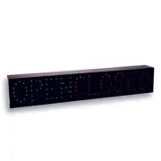 82-1-1-01-0 EXITRONIX DIRECT VIEW DIRECTIONAL SIGN, 32.6"x6", BRONZE, OPEN/CLOSE