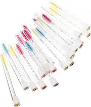 Beaupretty 20Sets Empty Mascara Tubes with Brushes Versatile and Eyebrow Containers Portable and Leak Design for DIY Makeup Applications Styles