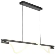 Taft Contemporary Pendant Hanging Lamp Light Metal Silicon Fabric Gun Metal Matte