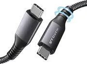 Stouchi 10FT USB C to USB C Charging Cable 3M, USB C Cable for iPhone 15/15 Pro/15 Plus/15 Pro Max, 100W Fast Charging Cord MacBook Pro, MacBook Air, Galaxy S24/S23, Note 20 Pixel USB-C Phone