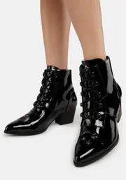 [Y.R.U.] Patent Aura Boots