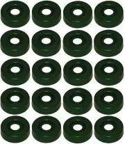 26062 Green Plastic Pop Up Sprinkler Head Donut Protectors - 50 Pack