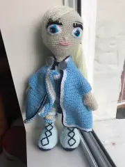 Pattern Elisa Amigurumi Doll ( Elsa's cousin) (UK OR US Terms)