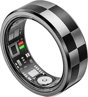 Fitness Tracker for Women Men - Smart Ring Waterproof 5ATM with Activity Tracker, Sleep Monitor, Health, Steps, Smart Ring Fashion Design, Black 12