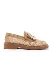 Roger Vivier Viv' Rangers Loafers 36,37,38,39,40 Nude