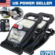 Portable PIR Sensor Clip Lamp Rechargeable Work Light 3modes Fishing Camping US