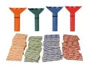 Color Coded Coin Sorting Tubes. Coin Wrappers Included