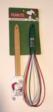 Peanuts Snoopy Christmas Spatula and Whisk Set