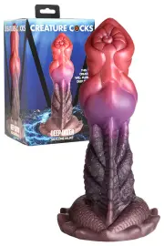 Creature Cocks Deep Diver 7.6" Aqua Phoenix Silicone Monster Dildo