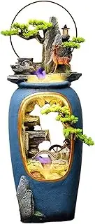 Water Fountain Outdoor Chinese Water Fountain, Living Room Courtyard Floor Decoration, Garden Office Decoration Outdoor Fountain