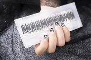 Color Lab 22PCS ADHESION Nail Art Transfer Decals Sticker DIY Nail Polish Strips,Nail Wraps, Nail Patch, 100% Real Nail polish applique for Manicure, Wedding,Santa Party,Christmas colors S950