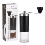 Casabarista Stainless Steel Hand Coffee Grinder with Ceramic Burr