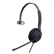 Yealink UH37 Mono USB-C/A Wired On-Ear Headset - Teams Certified 2-Mics Noise Cancellation / Busy Light [1308142]