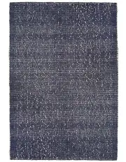 [Miss Amara] Kendra Wool Rug in Navy Blue