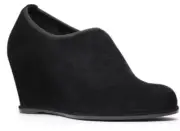 Stuart Weitzman Women's Black Fullstretch Suede Wedge Pumps N4546 Size 9.5 M