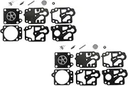 Carburetor Repair/Rebuild Kit Replaces Walbro K10-WYB For WYB Series Carburetors (Pack of 2)