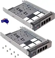 2x 3.5” SAS Tray Caddy For Dell Poweredge R720 R520 R420 R320 T420 X968D 0X968D