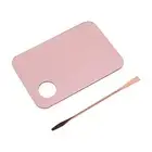 Rose Gold Foundation Mixing Tray Spatula Set Foundation Holder Plate Makeup ZZ1