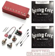EMG 57-8H RED 8 STRING HUMBUCKER ACTIVE GUITAR BRIDGE PICKUP ( 2 STRING SETS )