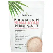 Earth Circle Organics, Premium Himalayan Pink Salt, 16 oz (453.4 g)