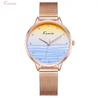 在飛比找蝦皮商城優惠-Kimio 金米歐簡約漸變色鑲鑽女士手錶 K6409M
