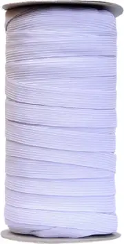 50 Yards Length 1/2" Width Flat Elastic Band for Sewing Stretch Elastic Cord ...