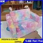 Toddler Kids Couch Glow in Dark Convertible Plush Foam Chair for Girls and Boys