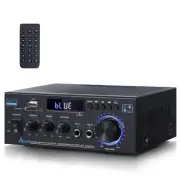 AK45 Stereo Receivers Amplifier Home Audio with Bluetooth, 300W, 2.0 Channel ...