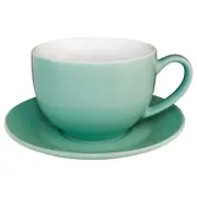 Olympia Cafe Cappuccino Cup Aqua - 340ml (Box 12)