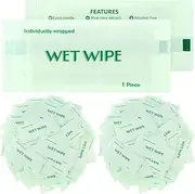 Timgle 300 Pack Individually Wrapped Wet Wipes Bulk Individual Hand Wipes Unscented Wipes Packets, Wet Napkins Clean Hands Quickly for Travel Homeless Restaurant Barbecue Wedding (Green,Green Tea)
