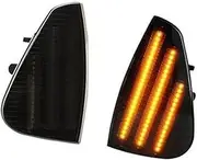 For DODGE, for Charger 2006-2010 2Pcs/Pair LED Turn Signal Front Corner Side Lights 3 Rows LED Strips Car Signal Lamp Car Turn Signal Light
