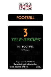 Atari 2600/Sears Tele-Games Replacement Label - Football