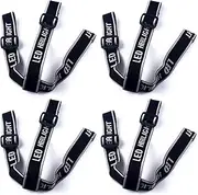 4 Pack Headlamp Strap Replacement Headband Head Lamp Elastic Head Band Belt for LED Headlamps Flashlight Rechargeable Hands-Free Headlight Bike Front Light