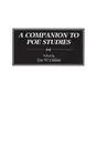 A Companion to Poe Studies by Eric W. Carlson (English) Hardcover Book