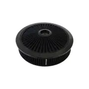Aeroflow Black Air Filter Assembly 1-1/8" X 14"X 3" 5-1/8" Neck Washable