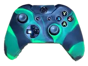 Silicone Cover For XBOX ONE Controller Skin Case Emerald/Black