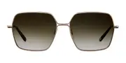 Garrett Leight MEADOW SUN G-DGFR/OG Men's Sunglasses Gold Size 56