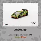 MINI GT 1:64 Huracan STO Verde Citrea LHD Diecast Model Car