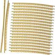 Abaodam Fit Guitar Fret Wires 20pcs Set for Brass Guitar Simple Replacement for Fretboard for Beginners