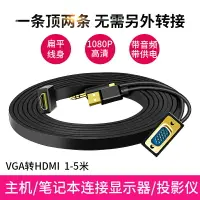 在飛比找樂天市場購物網優惠-vga轉hami線帶音頻高清電視線vga轉接頭電腦線轉換器v