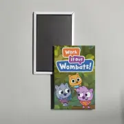 Work It Out Wombats! Mini TV Show Poster Fridge Locker Magnet