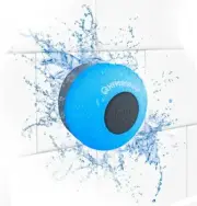 HyperGear H2O Water Resistant Wireless Indoor/Outdoor HD Shower Speaker Blue