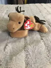 Original Collector 1995 Ty Beanie Baby Babies 4008 Derby The Horse NO Head Star